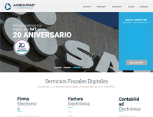 Tablet Screenshot of amexipac.org